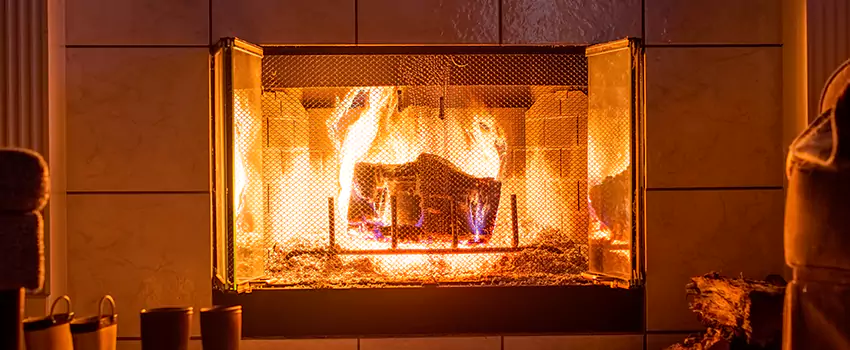 Mendota Hearth Landscape Fireplace Installation in Trotwood, Ohio